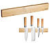 TokioKitchenWare Originelle Messer-Magnetleiste aus echtem Bambus-Holz TokioKitchenWare Magnet-Messerleisten