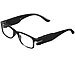 PEARL Modische Brille mit integriertem LED-Leselicht, ohne Sehstärke PEARL Brillen mit LED-Leselichtern