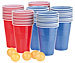 infactory Trinkspiel-Set Bier Pong mit 60 Bechern (je 450 ml) und 5 Bällen infactory Trinkspiel-Sets