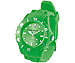 PEARL Silikon Armbanduhr grün PEARL