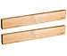 TokioKitchenWare 2er-Set originelle Messer-Magnetleisten aus echtem Bambus-Holz TokioKitchenWare