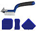 AGT 5in1-Fugenwerkzeug-Set mit Fugenmesser, Fugenbürste, 3 Fugenglättern AGT Fugen-Reparatur- und Reinigungs-Sets
