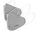 PEARL 2er-Set Mund-Nasen-Stoffmaske mit Filter-Textil, waschbar, Größe M PEARL Mund-Nasen-Stoffmasken