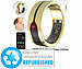 newgen medicals Fitnesstracker-Ring, Herzfrequenz, gold, Gr. 57,Versandrückläufer newgen medicals Fitness- und Schlaftracker-Ringe mit SOS-Funktion und Touch-Steuerung 