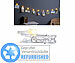 Lunartec LED-Foto-Clips-Lichterkette mit 40 Klammern, Versandrückläufer Lunartec LED-Foto-Clips-Lichterketten mit Batterie-Betrieb