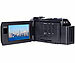 Somikon Dual-Lens-4K-UHD-Camcorder mit Sony-Sensor und FHD-Rückkamera Somikon