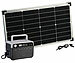 revolt Powerstation & Solar-Generator, 230 Wh, 230 V, 300 W & Solarpanel 60 W revolt 2in1-Solar-Generatoren & Powerbanks mit externer Solarzelle für ortsfesten Betrieb