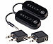 auvisio 2er-Set Audio-Transmitter & Reiceiver, Flugzeugadapter, Bluetooth,Akku auvisio Audio-Transmitter & Reiceiver mit Flugzeugadapter, Bluetooth