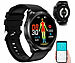 newgen medicals Fitness-Smartwatch, EKG-, Herzfrequenz- & SpO2-Anzeige, App, IP67 newgen medicals Fitness-Smartwatches mit EKG- und SpO2-Anzeige, Brustgurt-kompatibel