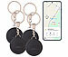 Callstel 4er-Set Mini-Schlüssel- & Gegenstandfinder, für SmartThings-App , IP65 Callstel Schlüssel- & Gegenstandsfinder für Samsung, weltweite Ortung, kompatibel zur SmartThings-App