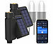 Royal Gardineer 2er-Set WLAN-Bewässerungscomputer, Solarpanel, App, 2x Bodensensor Royal Gardineer WLAN-Bewässerungscomputer mit App, integriertem Solarpanel und Bodensensor