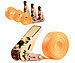 AGT 4er-Set 4-m-Spanngurte, Ratschen, 800 kg, DIN EN 12195-2-zertifiziert AGT Ratschen-Spanngurte