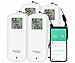 Luminea Home Control 4er-Set WLAN-Temperatur- und Luftfeuchtigkeitssensor mit Display, App Luminea Home Control WLAN-Temperatur- & Luftfeuchtigkeitssensor mit Display und App für innen und außen