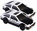 Simulus 2er-Set ferngesteuerte Drift-Sportwagen, schwarz/silber Simulus Ferngesteuerte Drift- und Rennautos
