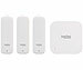 Luminea Home Control 3er-Set Temperatur- & Feuchtigkeitssensoren, WLAN-Gateway, App, IP65 Luminea Home Control Funk-Temperatur- & Luftfeuchtigkeitssensoren für innen und außen mit WLAN-Gateway und App 