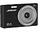 Somikon Digitale Foto-Kompaktkamera, interp. 4K-Auflösung, Sony-Sensor, 44 MP Somikon