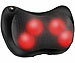 newgen medicals Shiatsu-Massagekissen, Wärmefunktion, 4 Massageköpfe, Befestigungsband newgen medicals Shiatsu Massagekissen