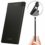 revolt Kompakte Notfall-Powerbank, Kreditkartenformat, 5.000 mAh, USB-C-Kabel revolt  