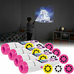 Playtastic 4er Set Projektor-Taschenlampe für Kinder, 24 Bilder, Einhorn Playtastic Projektor-Taschenlampen für Kinder 