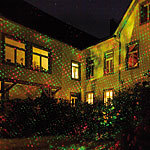 Laser-Sternen-Traum Wasserfester Laserprojektor f&uuml;r draussen Motiv-Laser-Projektoren