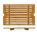 Schneidebrett Bambus mit Kr&uuml;melfach