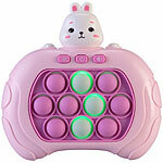 Playtastic Quick-Push-Bubble-Spielkonsole "Hase", Tierform, batteriebetrieben Playtastic Quick-Push-Bubble-Spielkonsolen mit Display