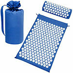 newgen medicals Entspannungsmatte- und Kissen-Set, 230 Druckfelder, 100% Baumwolle newgen medicals Akupressur-Matten