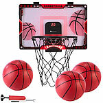 Playtastic Indoor-Basketballkorb für Kinder, 8 bis 12 Jahre, mit LED-Anzeigetafel Playtastic Indoor-Basketballkörbe für Kinder, mit LED-Anzeigetafeln