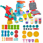 Playtastic 51-teiliges Knete-Set, Eis-, Nudel- & Burgermaschine Playtastic 