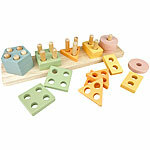 Playtastic Stapel- & Sortierspielzeug-Set, ab 1 Jahr, pastellfarben Playtastic 