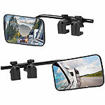 Lescars 2er-Set Universal-Wohnwagen-Zusatzspiegel für alle Fahrzeugtypen Lescars Wohnwagen-Zusatzspiegel