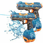Speeron 2er-Set Akku-Wasserpistole mit großem Wassertank 500 ml Speeron Akku-Wasserpistolen