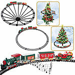 Playtastic Batteriebetriebener Zug für Weihnachtsbaum, mit Sound & Licht-Effekten Playtastic Batteriebetriebene Züge für Weihnachtsbäume, mit Sounds und Licht-Effekten