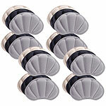 newgen medicals 4er-Set unsichtbare Fersenpolster, Memory-Foam,gegen Rutschen & Blasen newgen medicals Fersenpolster