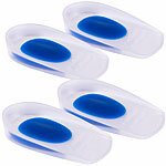 newgen medicals 2 Paar Fersensporn-Gel-Einlagen mit Fersenkissen, Größe 35 - 39 newgen medicals Fersensporn Gel-Einlagen