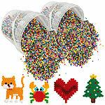 Playtastic 60.000 bunte Bügelperlen in Eimern, in 22 Farben Playtastic Bügelperlen