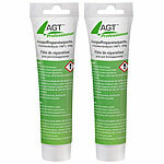 AGT Professional 2er-Set Auspuffreparaturpasten, hitzebeständig bis 1100°C, 150g AGT Professional Auspuffreparaturpasten