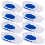 newgen medicals 4 Paar Fersensporn-Gel-Einlagen mit Fersenkissen, Größe 40 - 45 newgen medicals Fersensporn Gel-Einlagen