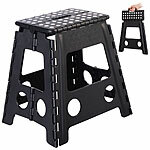 Semptec Urban Survival Technology Faltbarer Tritthocker, bis 150 kg, anti-rutsch-beschichtet, 39 cm Höhe Semptec Urban Survival Technology Klappbare Tritthocker für Kinder und Erwachsene 