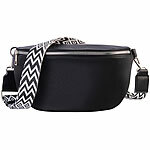 Xcase Bauchtasche aus Kunstleder, mit breitem Gurt, 30 x 16 x 10 cm Xcase Bauchtasche 