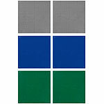 Playtastic 12er-Set Klemmbaustein-Platten für viele Marken, 255 x 255 mm Playtastic Baustein-Platten 