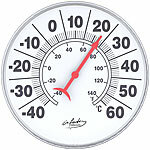 infactory Bimetall-Thermometer für innen und außen, Temperatur in C° und F° infactory 