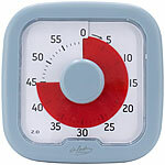 infactory Visueller 60-Minuten-Lerntimer für Kinder und Erwachsene, blau infactory Visuelle 60-Minuten-Timer