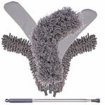 Sichler Haushaltsgeräte Staubwedel-Set mit Edelstahl-Teleskopstange, ausziehbar bis 210 cm Sichler Haushaltsgeräte Teleskop-Staubwedel