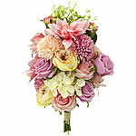 infactory Künstlicher Blumenstrauß mit Stiel für DIY-Blumenarrangements infactory Künstliche Blumensträuße