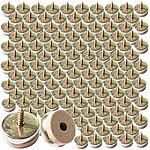 AGT 128er-Set Filzgleiter für Möbel und Möbelfüsse, Ø 25 mm AGT Filzgleiter für Möbel und Möbelfüße mit 25 mm Durchmesser, Schraubmontage