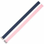 PEARL 2er-Set Universal-Finger-Handyhalterung aus Silikon, blau+pink, 210 mm PEARL Universal-Finger-Handyhalterungen