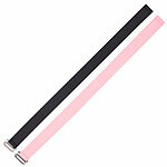 PEARL 2er-Set Universal-Finger-Handyhalterung, Silikon, schwarz+pink, 200 mm PEARL Universal-Finger-Handyhalterungen