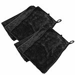 PEARL 6er-Set XXL-Mikrofaser-Trockentuch, 40 x 60 cm, schwarz PEARL XXL-Mikrofaser-Trockentücher