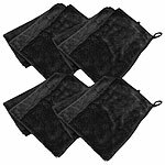 PEARL 12er-Set XXL-Mikrofaser-Trockentuch, 40 x 60 cm, schwarz PEARL XXL-Mikrofaser-Trockentücher